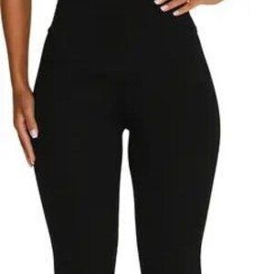 Naked Wardrobe Ribbed straight leg leggings